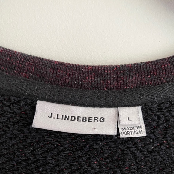 J. LINDEBERG 100% Cotton Sweatshirt Made Portugal Marled Crew Neck - Picture 7 of 12